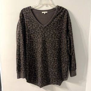 Cheetah Z supply Sweatshirt